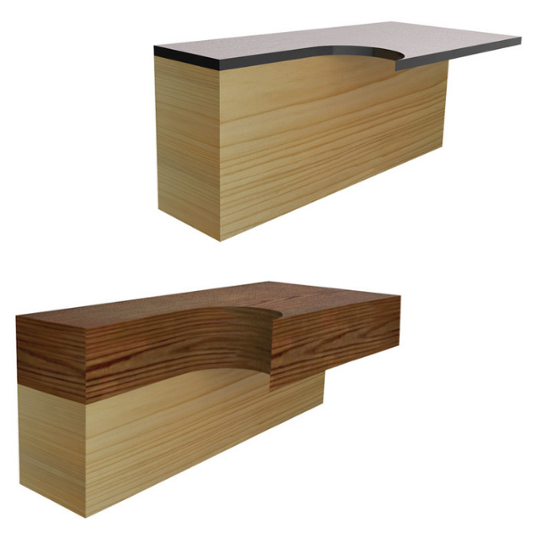 CMT Ø19X50X110 JİLETLİ ÇİFT RULMANLI TEMİZLEME FREZE BIÇAĞI