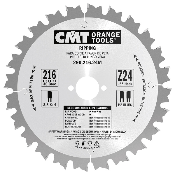CMT ATLAMALI AHŞAP KESİM TESTERELERİ