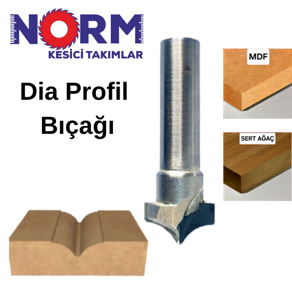 Ø24X14XZ:2 DİA PROFİL FREZE BIÇAĞI