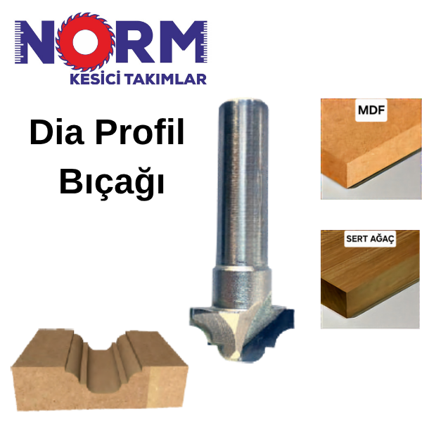 Ø28X14XZ:2 DİA PROFİL FREZE BIÇAĞI
