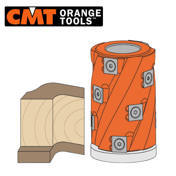 CMT Ø62mm JİLETLİ TEMZİLEME FREZE TOPU