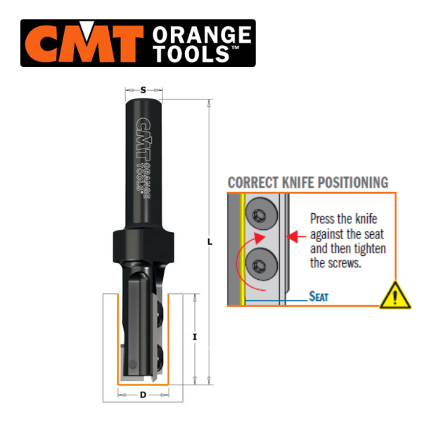 CMT Ø20X48,3X111 JİLETLİ FREZE BIÇAĞI