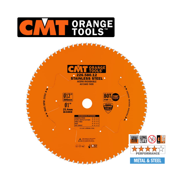 CMT DRY CUT METAL PROFİL KESİM TESTERELERİ